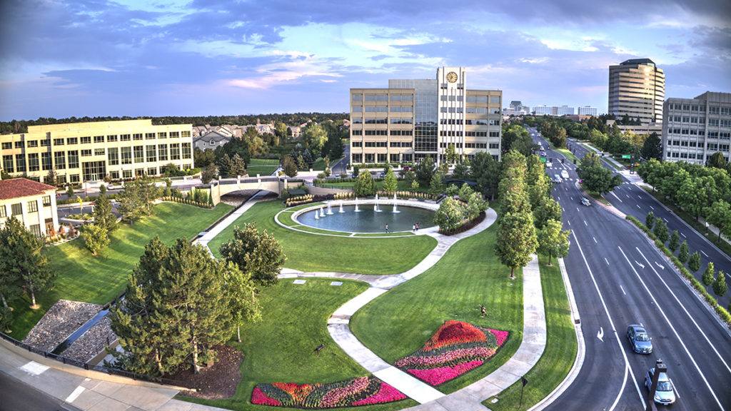 Crescent VI Greenwood Village office exterior aerial