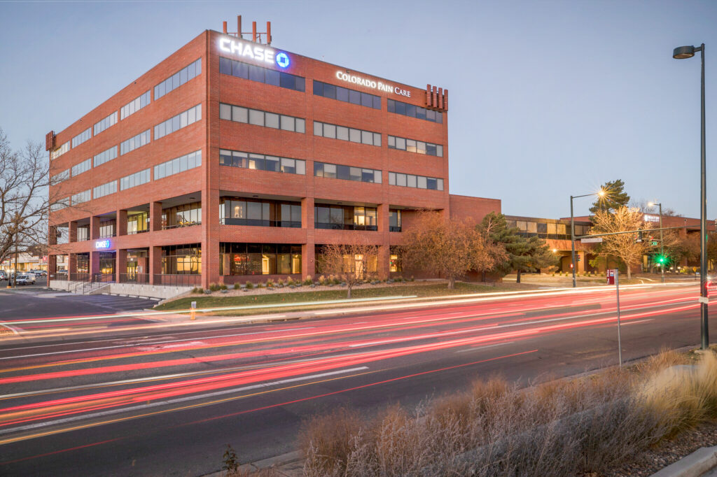 University Hills SE Denver office building exterior