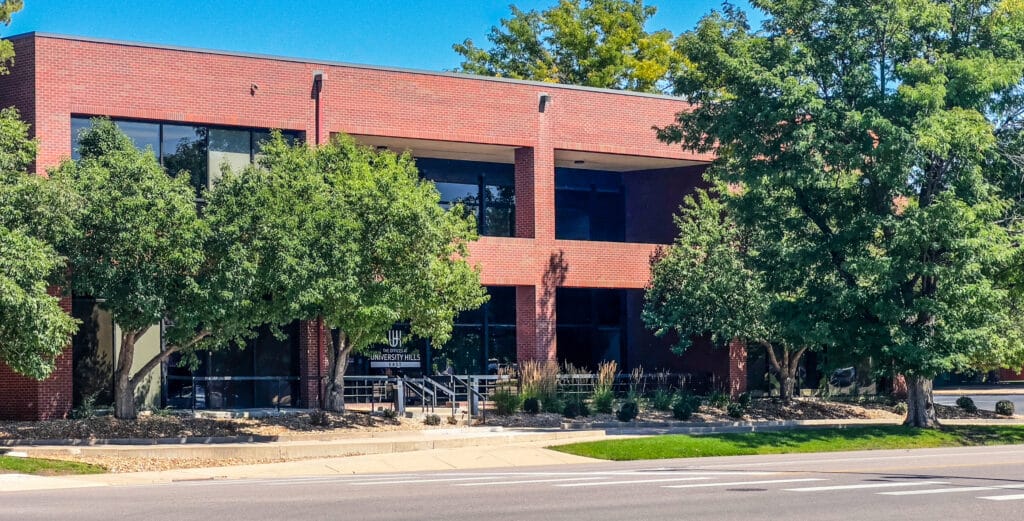 University Hills SE Denver office building exterior