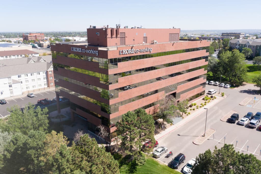 KORE 9250 Greenwood Village DTC office building exterior aerial